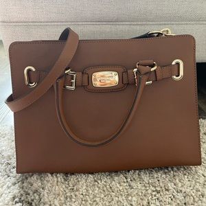 Michael Kors Brown Leather Medium Tote